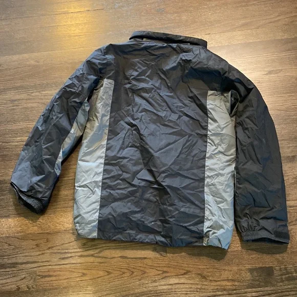 Columbia Interchange Jacket Coat Gray Black Medium M EUC - Picture 7 of 7